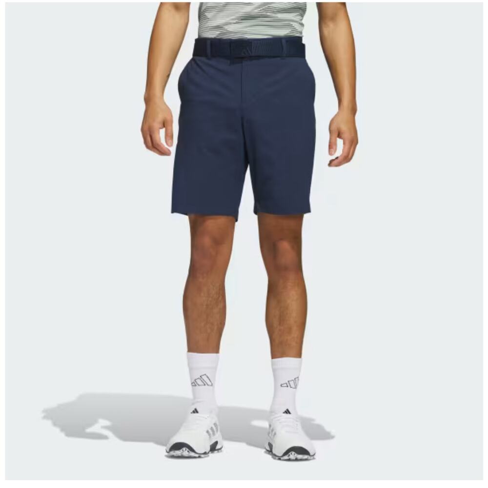 Adidas Shorts Mens 36 Blue Golf Flex Waist 10" Inseam Performance Casual